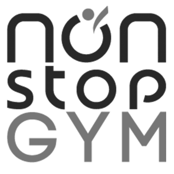 Logo Non Stop Gym. Pixium